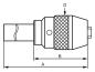 Preview: 24-1070 Bernardo Zubehör für Bohrmaschinen Schnellspann-Bohrfutter mit Direktaufnahme MK 2 / 1 - 13 mm