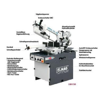 ELMAG MACC Metall-Bandsägemaschine