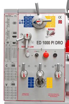 Holzmann Maschinen Metalldrehbank mit Digitalanzeige ED1000PIDIG_400V