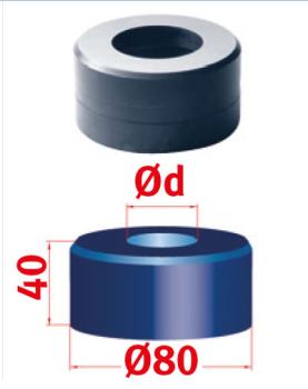 Metallkraft Rundmatrize Nr.80 Ø 43,2 mm