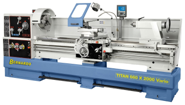 03-1358XL Bernardo Universaldrehmaschinen mit stufenloser Drehzahl Titan 800 x 2000 Vario