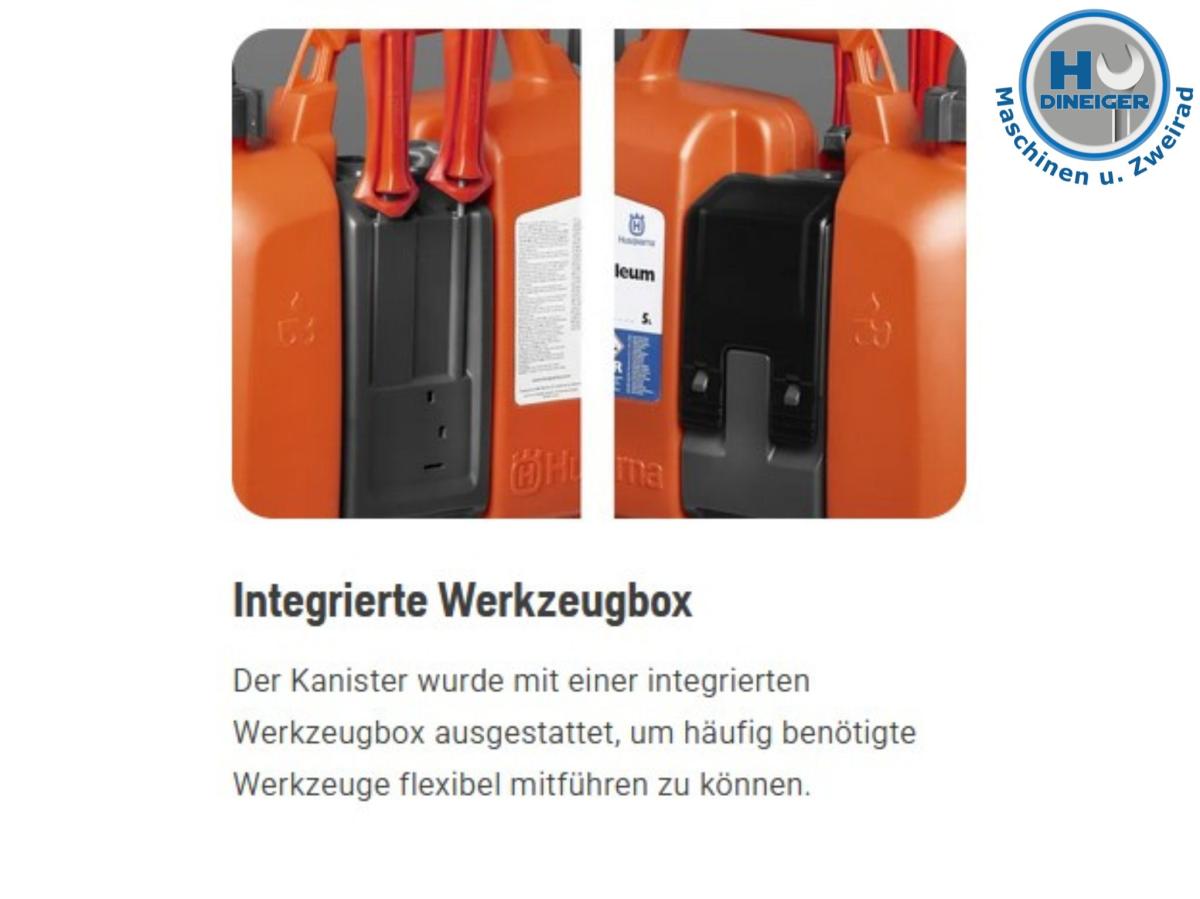 580754201 Husqvarna Kombikanister 5l + 2,5l Kanister für Benzin u. Kettenöl