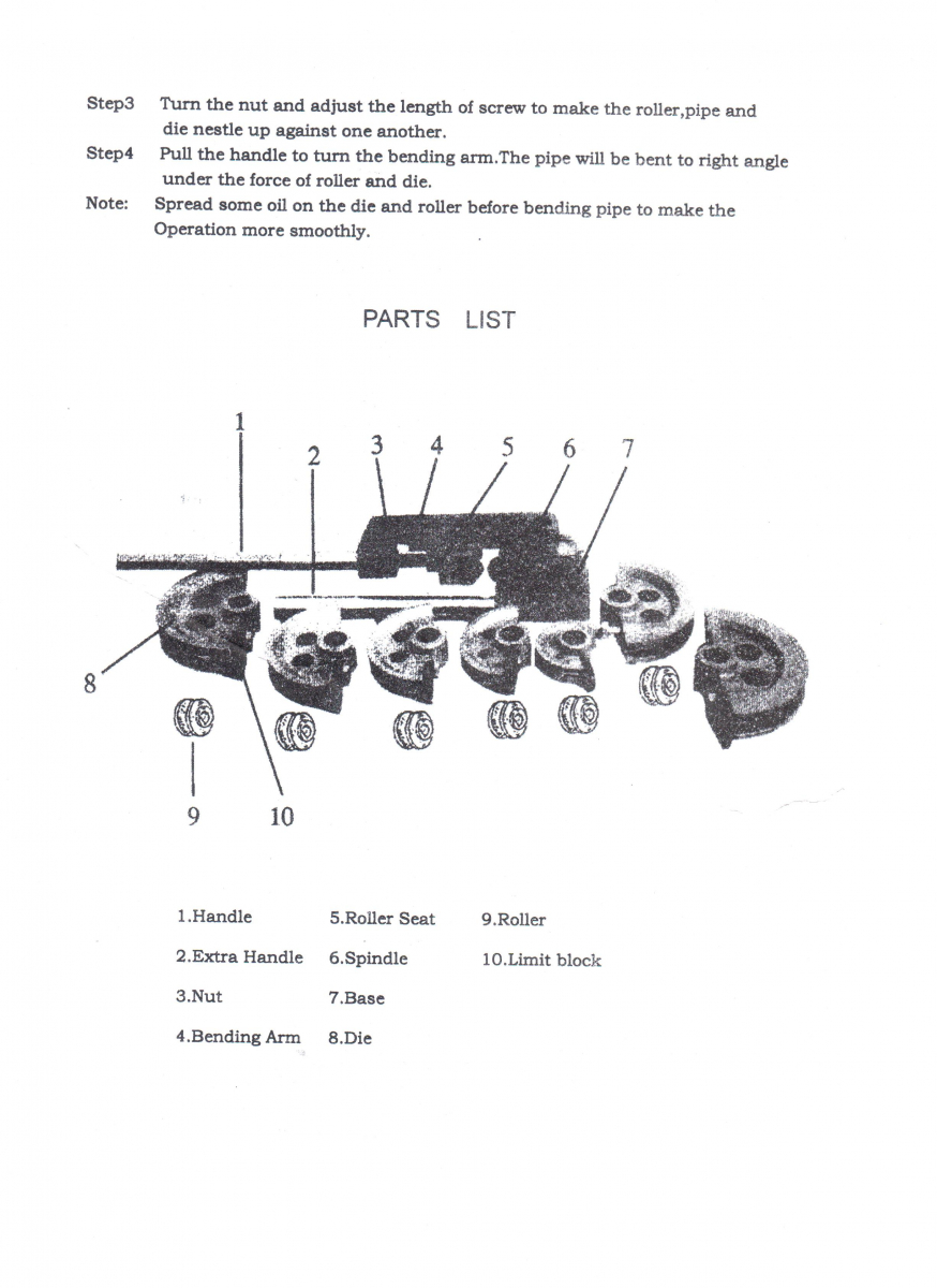 Holzmann Maschinen Manuelle Rohrbiegemaschine MRB22